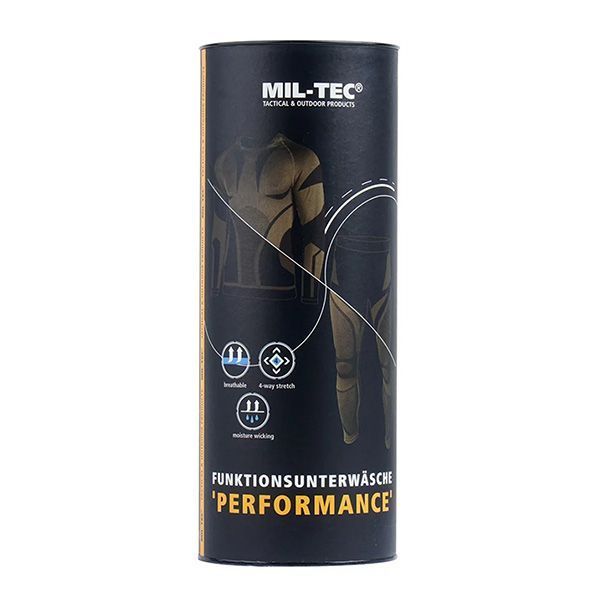 Термобілизна Mil-Tec 4-WAY STRETCH Performance Olive Drab 11225001-S/M 2
