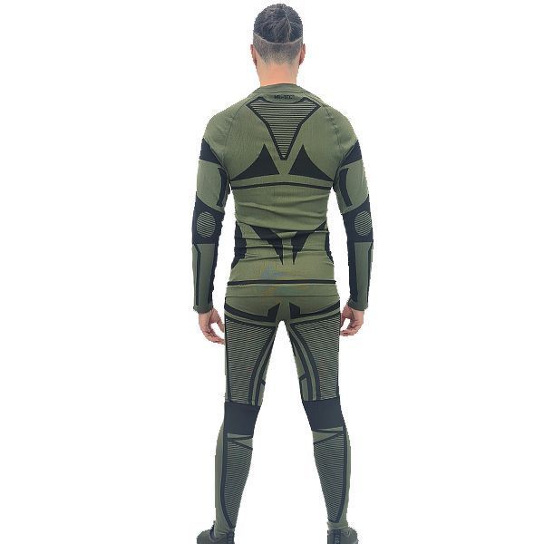 Термобілизна Mil-Tec 4-WAY STRETCH Performance Olive Drab 11225001-S/M 6