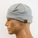 Шапка біні beanie FS весняна в'язана на тонкій підкладці світло-сірий колір 16672 фото 6