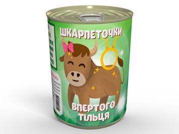 Консервовані Шкарпеточки Впертого Тільця - Чудове Доповнення До Її Колекції Шкарпеток CIOVTIJW фото