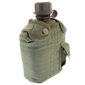 Фляга Mil-Tec 1 л із чохлом Olive 14505001 1