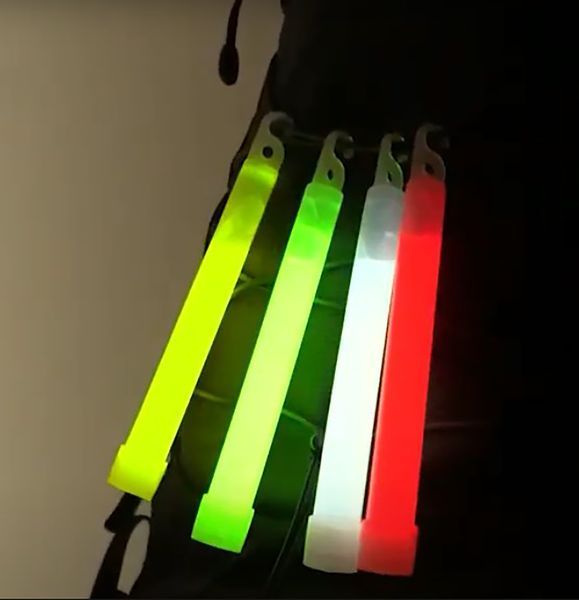 Химический источник освещения BaseCamp GlowSticks, White BCP 60411 фото