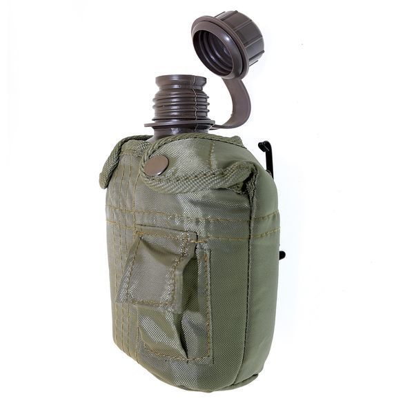Фляга Mil-Tec 1 л із чохлом Olive 14505001 3