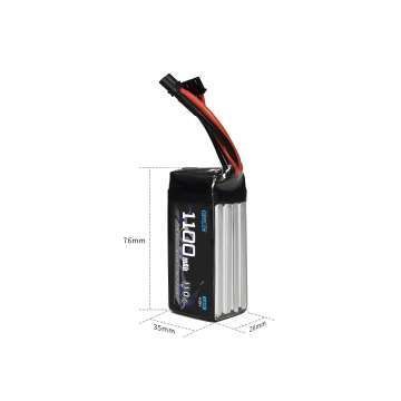 Акумулятор LiHV GEPRC 1100 мА&middot;год 60C/110C 4,35 В (4S/6S) gr30 фото