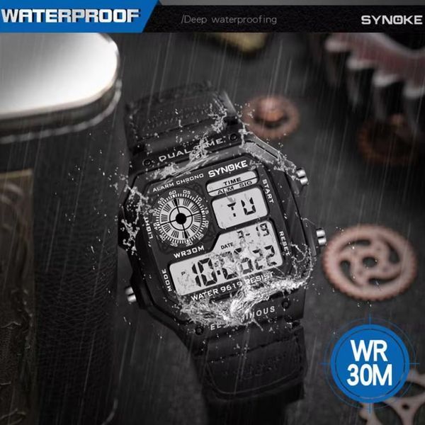 Годинник наручний SYNOKE 9619 black Outdoor Military Digital Watch 16531 4