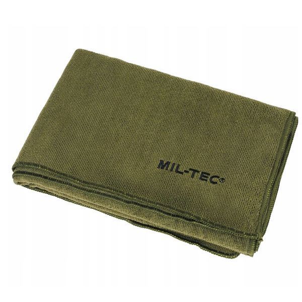 Рушник Mil-Tec Microfibre 80x40 см Olive 16011011  2