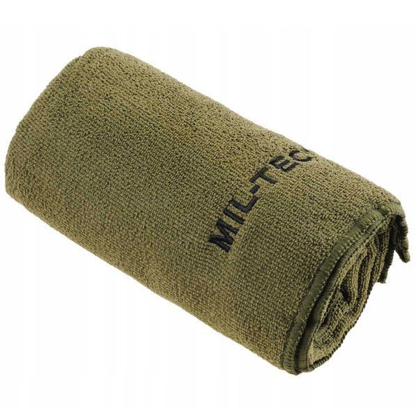 Рушник Mil-Tec Microfibre 80x40 см Olive 16011011  5