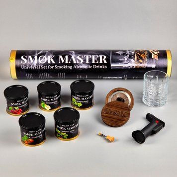 Набір для копчення коктейлів та віскі SMOK MASTER