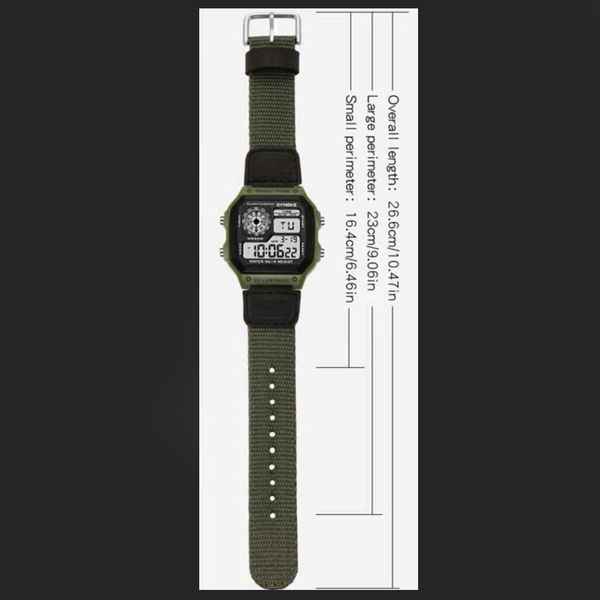 Годинник наручний SYNOKE 9619 camo green Outdoor Military Digital Watch 16530 5