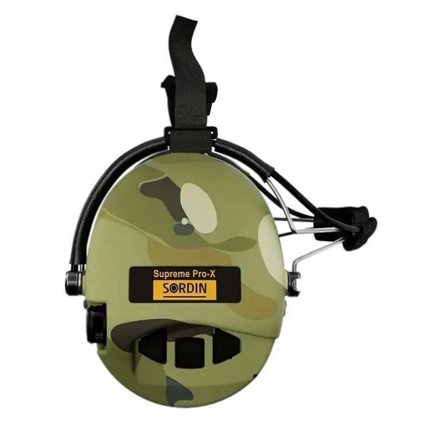 Активні навушники Sordin Supreme Pro-X з заднім тримачем. 4 режими. Camo 76302-X-06-S 3